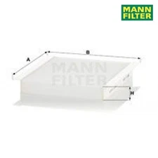 Filter, cabin air Mann filter CU2454 for Honda