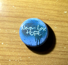 Never Lose Hope Fridge or Locker Magnet Cool Positive Round Magnet Rad 1” 40-9