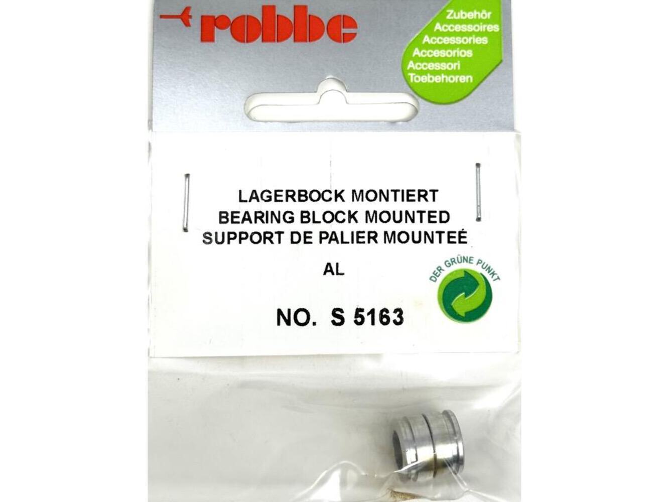 Robbe Bearing Block Rigid Drive : S-5163