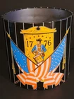 Vintage Chein Playthings Metal Toy Drum (SHELL ONLY) 1776 Flag & Eagle Graphics
