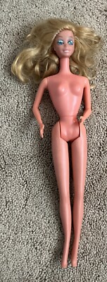 1966 Mattel Vintage Barbie with Bendable Legs Push Button On Back