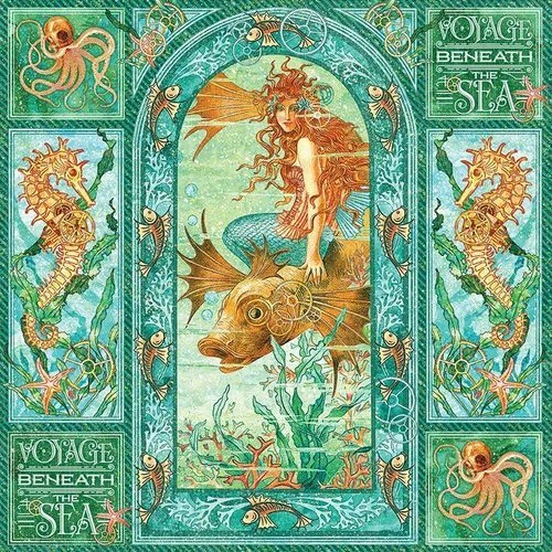 GRAFIEK 45 "VOYAGE BENEATH THE SEA" 8X8 PAPIERPAKKET OCEAN STEAMPUNK SCRAPJACK'S - Afbeelding 1 van 9