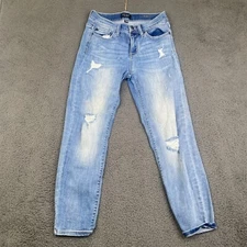 Judy Blue Jeans Womens Size 7/28 Denim Relaxed Fit Blue Denim Pants JB8287md