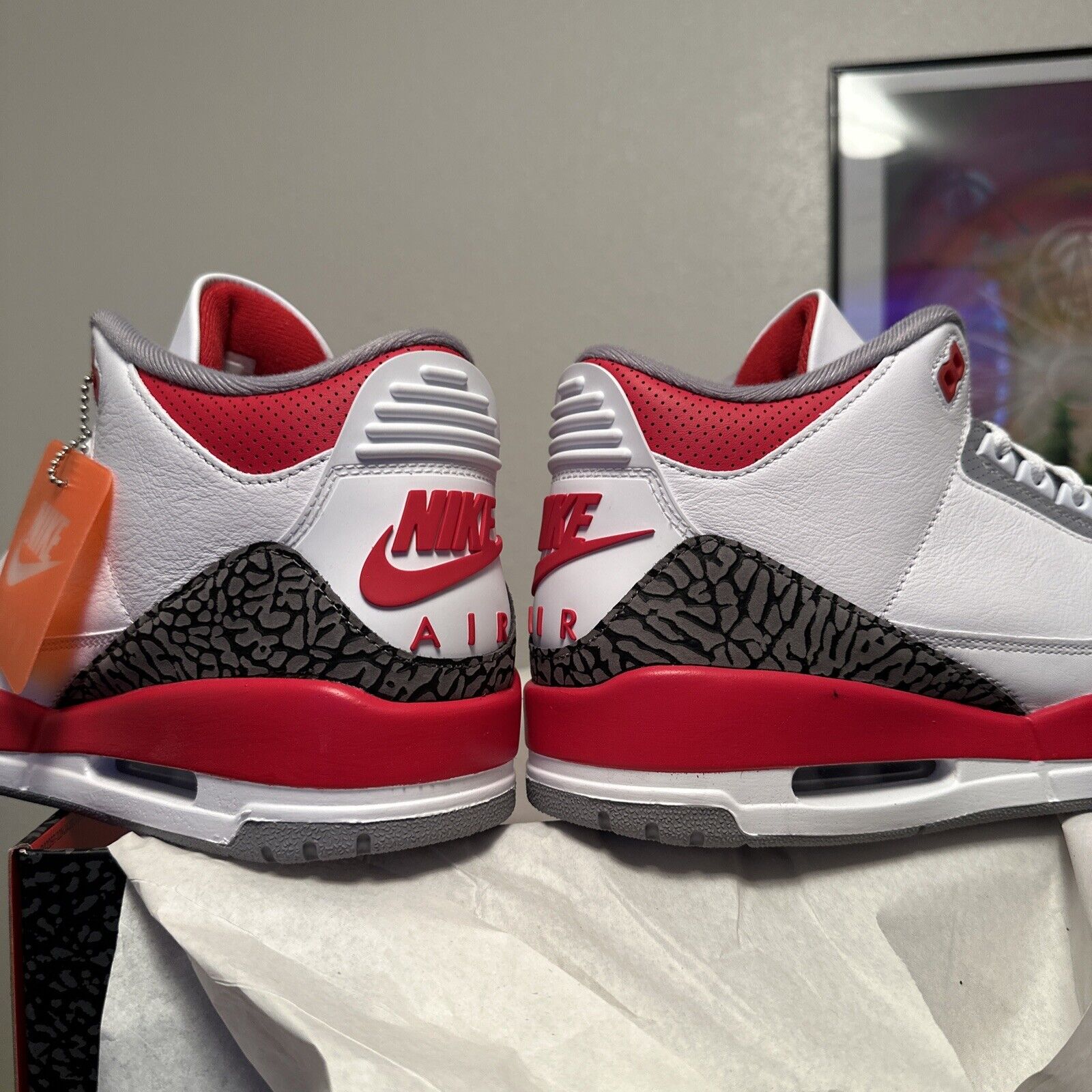 Size 12 - Jordan 3 OG Fire Red 2022