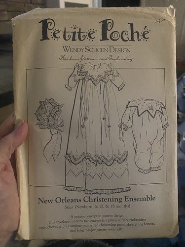 Vintage Petite Poch’e New Orleans Christening Ensemble Pattern 6-18 Months