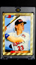 1992 Bowman Foil #670 Phil Nevin RC Rookie Team USA Gold Card *Great Condition*. rookie card picture