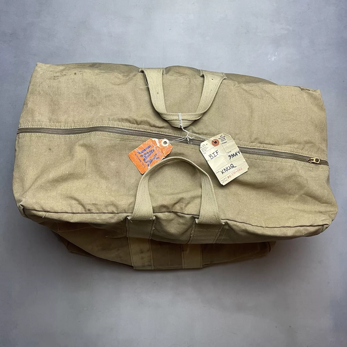 Vintage WWII Aviators Kit Bag AN 6505 US Air Force USAF Rare