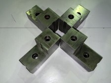 Aufsatzbacken Set 215mm 4er Set f&uuml;r Vierbackenfutter Drehfutter