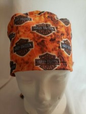 Orange Handmade SURGICAL SCRUB CAPS