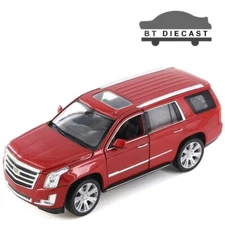 WELLY 2017 CADILLAC ESCALADE 1/24 - 1/27 DIECAST MODEL CAR RED 24084