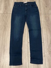 Levi's 502 Regular Taper Blue Jean Size 18 REG W29"x L31"tag Dark Wash 5 Pockets