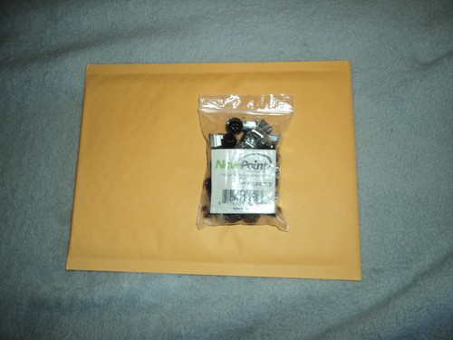 NAVEPOINT 25-Piece Cage Nut Set M6 nuts, black washers & screws NEW / UNUSED - Zdjęcie 8 z 12