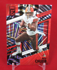 Nick Chubb RAZZLE DAZZLE Parallel SSP 2022 Donruss Elite Browns