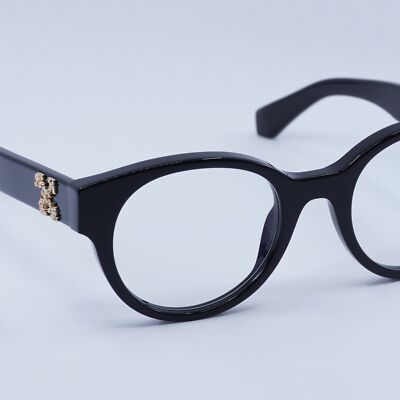 NEW OFF-WHITE SUNGLASSES BLACK UNISEX EYEWEAR OFF-WHITE OERJ002 STYLE 2 1000 NEW Off-White OERJ002 STYLE 2 1000 Black/Clear Blue Light  main image 3