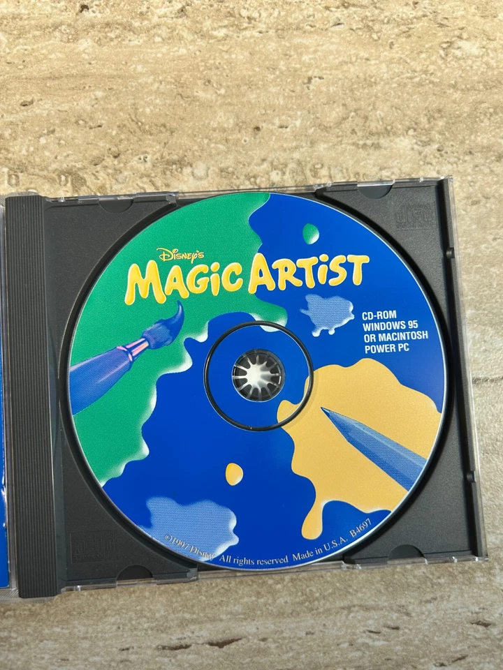 Software de computadora Disney's Magic Artist 1997 Foto 2 de 3