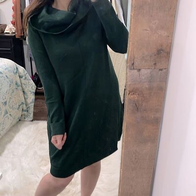 vince camuto green sweater dress Vince Camuto