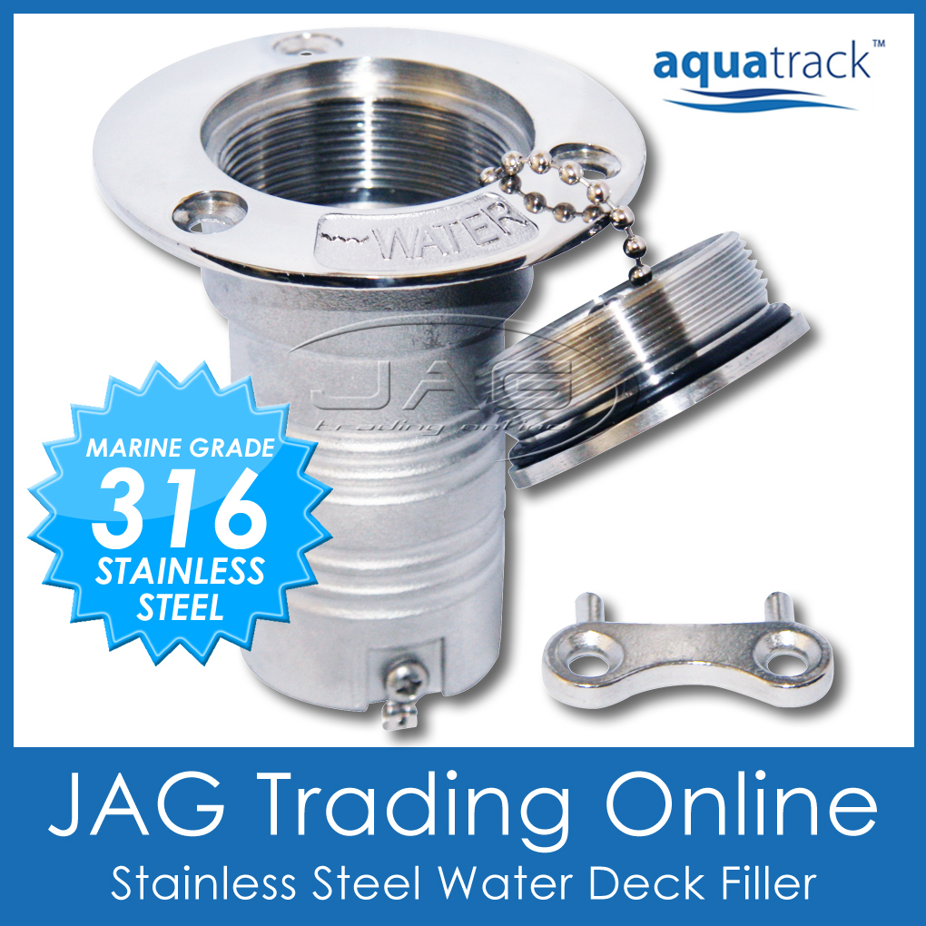 316 MARINE GRADE STAINLESS STEEL WATER BOAT DECK FILLER & KEY Tank