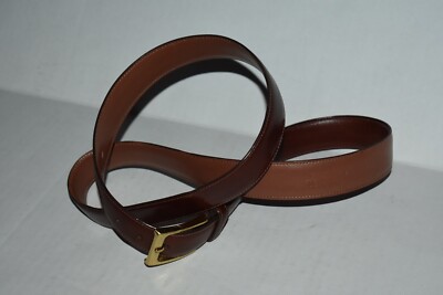 Trafalgar Size 42 Cortina Bos Indicus-Khoimoger  Brown Leather Belt