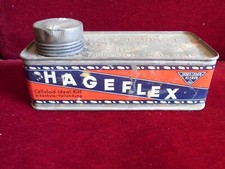 Seltene alte Blechdose Hageflex Rudol Fabrik Hermann Hagemeier Leipzig D.R.G.M.