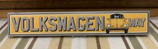 Volkswagen Way Street Sign Beetle Bug Garage Vintage Style Wall Decor Parts