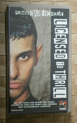 Prince Naseem Hamed - Licensed To Thrill - VHS PAL UK Boxing 1998 Retro