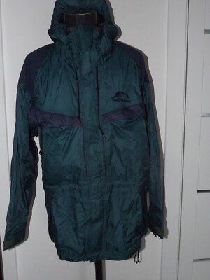 Helly Hansen Waterproof Breathable Parka Jacket Hood Men Helly-Tech Size M