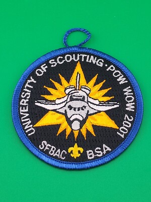 University Of Scouting Pow Wow 2001 SFBAC Pocket Patch BSA Cub Scouts NEW