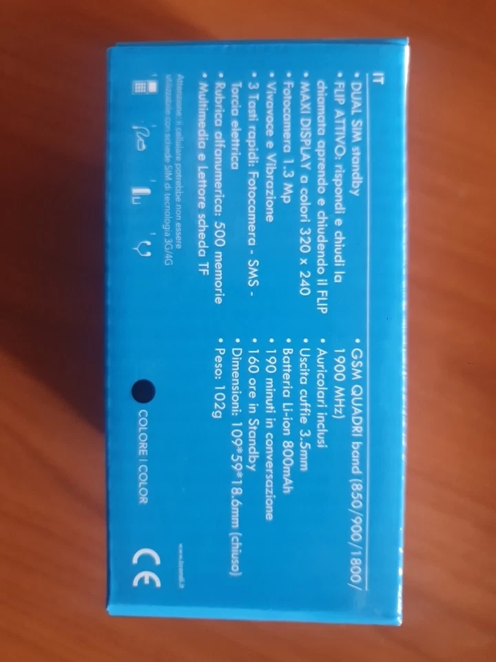 Brondi Magnum 4  Telefono Cellulare Maxi Display, Tastiera GRANDE 1.3 MP, BLACK  - Immagine 3 di 3