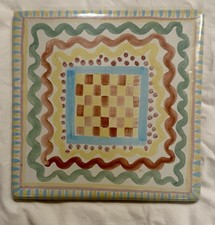 8Sq. Early Studio MacKenzie Childs Pottery Ha...
