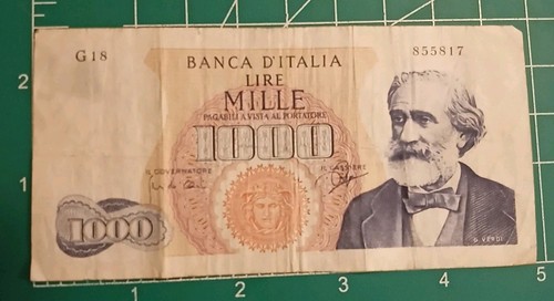 ITALY 1000 LIRE 1963 P96 - Picture 2 of 4