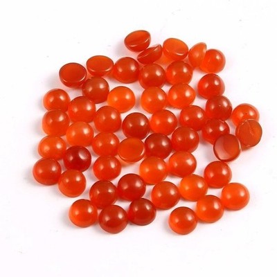 Natural Carnelian Round Cabochon 3mm To 15mm Loose Gemstone