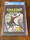 Amazing Fantasy 15 CGC 8.5 Wh (Rpt 1st app Spider-Man- Collectible Ser) +magnet