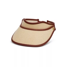 rag & bone Isla Wide Brim Visor In Natural