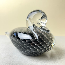 Marcolin / FM Konstglas Fumato Glass Bird - Signed + Labelled