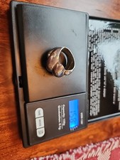 Vintage Sterling Silver Ribbed Dome Ring Size 7 15.8 Grams 1110