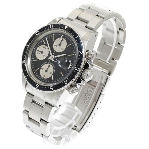 TUDOR OYSTER DATE CHRONO 79170 39mm SS Black #C2313
