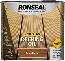 Ronseal Nourishing Decking Oil Natural Cedar 2.5L