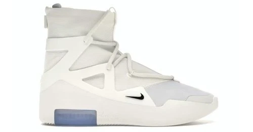 Nike Air Fear Of God 1 Sail Black AR4237-100 Size 
