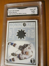 2001-02 UD Vintage #255 PETER BONDRA GMA  10 GEM -MT Honing Skills Jersey