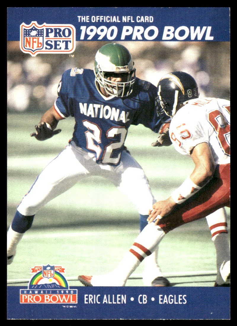 Eric Allen 1990 Pro Set #379 Eagles NFL READ FREE SHIPPING AutographDen