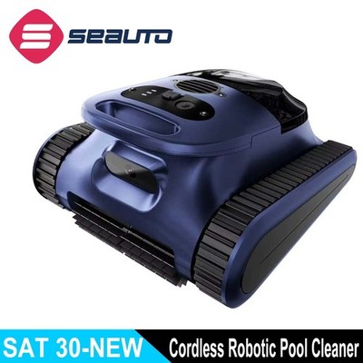 Seauto Pool Vacuum, Robotic Pool Cleaner for Inground Pools,3 Modes App Support