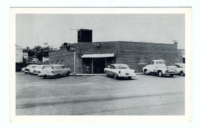 Service Cafe Real Photo Postcard Canton Texas 1950's
