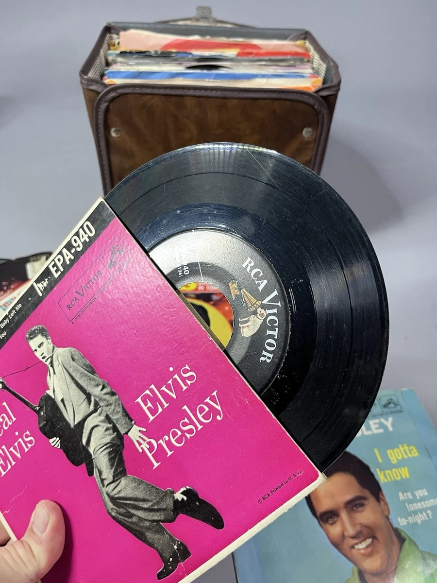 Elvis Presley 45 & EP Record Lot 1950's-70's RCA Estate Collection Liquidation