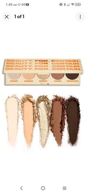 Beauty For Certain Playa to Palazzo Eyeshadow Palette Full Size NEW