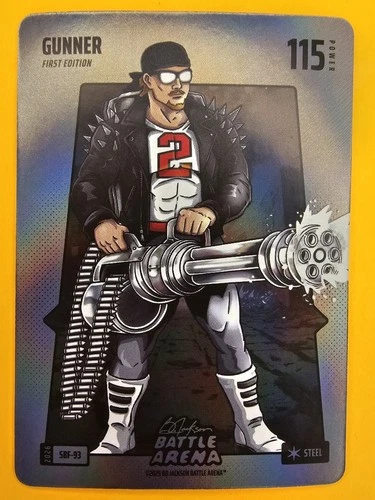2026 Bo Jackson Battle Arena Gunner #SBF-93 Silver Battlefoil 1st Edition