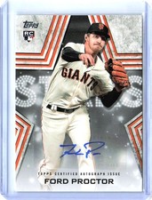 2023 Topps Ford Proctor Autographed Baseball Stars Card #BSA-FP MLB Giants