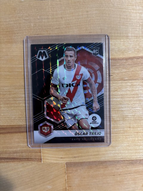2021 Mosaic La Liga Oscar Trejo RC Black Rookie #1/1 Rayo Vallecano