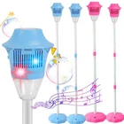 2PCS Rechargeable Bubble Maker Stand Machine for Party Wedding Pets Kids Aged 3+