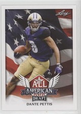 2018 Leaf Draft All American Dante Pettis #AA-04 0c4