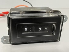Vtg Borg Gm Dash Clock- Digital Drum- Runs- Buick Oldsmobile 1970s 1980s
